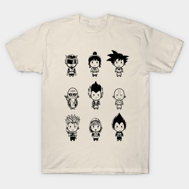 DBZ Chibi T-Shirt by Superon